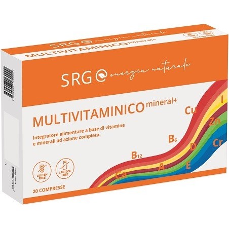 SRG Multivitaminico integratore con vitamine e minerali 20 compresse SRG Multivitaminico integratore con vitamine e minerali 20 compresse