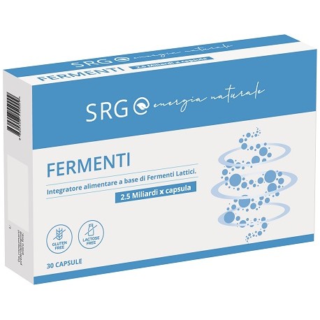 SRG Fermenti 2.5 miliardi per capsule integratore intestinale 30 capsule