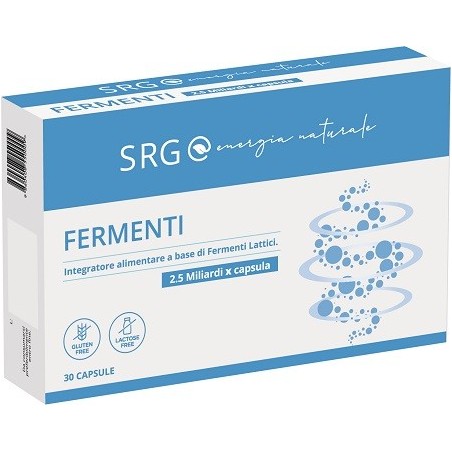 SRG Fermenti 2.5 miliardi per capsule integratore intestinale 30 capsule SRG Fermenti 2.5 miliardi per capsule integratore intestinale 30 capsule