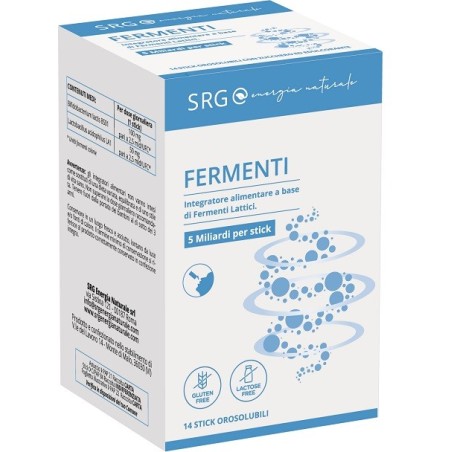 SRG Fermenti integratore per il benessere intestinale 14 stick SRG Fermenti integratore per il benessere intestinale 14 stick