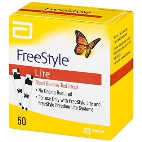 FreeStyle Lite strisce reattive per misuratori FreeStyle Lite e FreeStyle Freedom Lite 50 pezzi