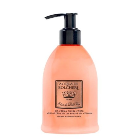 Acqua Di Bolgheri Bio-crema fluida corpo Elisir Di Dolce Vita profumo gourmand 300 ml Acqua Di Bolgheri Bio-crema fluida corpo Elisir Di Dolce Vita profumo gourmand 300 ml