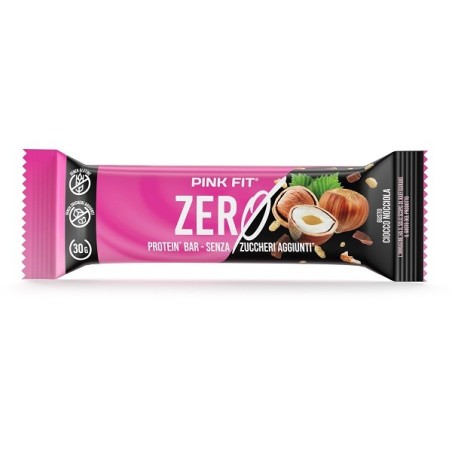 Pink Fit Zero Barretta dietetica cioccolato e nocciola 30 g Pink Fit Zero Barretta dietetica cioccolato e nocciola 30 g