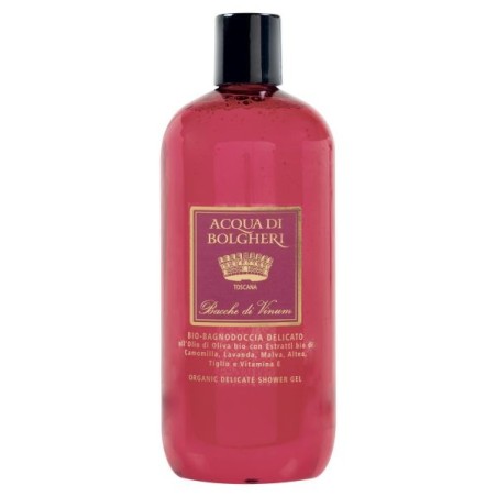 Acqua Di Bolgheri Bio Bagnodoccia Bacche Di Vinum profumo fruttato d'uva 500 ml Acqua Di Bolgheri Bio Bagnodoccia Bacche Di Vinum profumo fruttato d'uva 500 ml