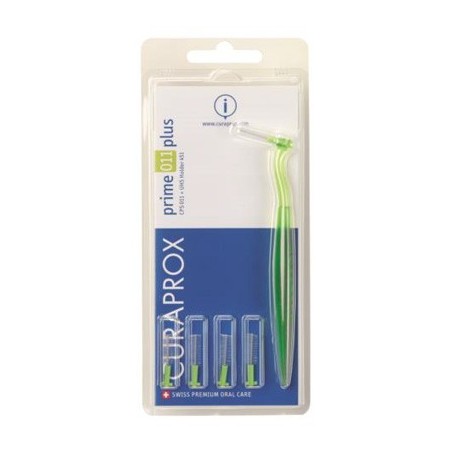 Curaprox Prime 011 Plus scovolini interdentali 5 pezzi + manico Curaprox Prime 011 Plus scovolini interdentali 5 pezzi + manico