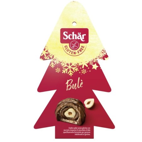 Schar Bulè dolcetti natalizi senza glutine alla nocciola 28 g Schar Bulè dolcetti natalizi senza glutine alla nocciola 28 g