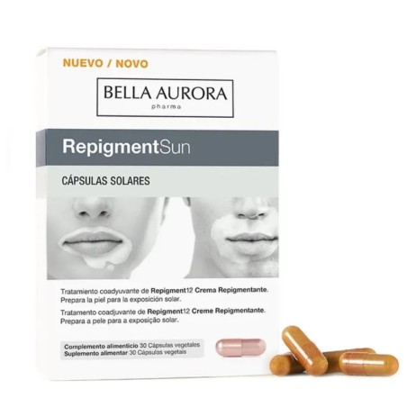 Bella Aurora Labs RepigmentSun integratore per abbronzatura 30 capsule Bella Aurora Labs RepigmentSun integratore per abbronzatura 30 capsule