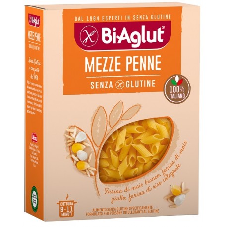 Biaglut Mezze Penne pasta corta senza glutine 400 g