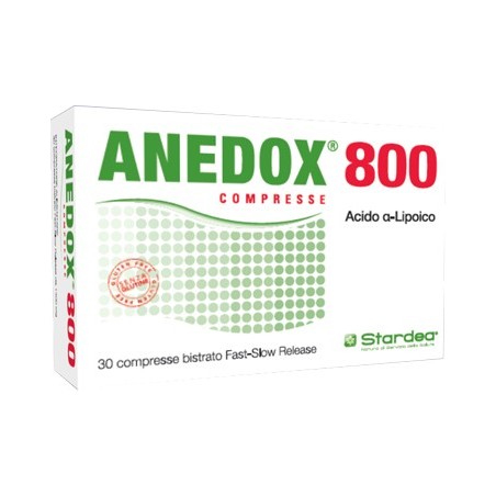 Stardea Anedox 800 integratore antiossidante con acido alfa lipoico 30 compresse Stardea Anedox 800 integratore antiossidante con acido alfa lipoico 30 compresse