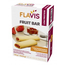 Dr. Schar Flavis Fruit Bar Barretta Aproteica con ripieno alla fragola 5 pezzi da 25 g