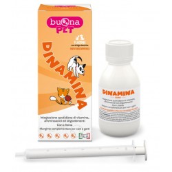 Buona Pet Dinamina integratore in pasta fluida per il benessere di cani e gatti 60 g