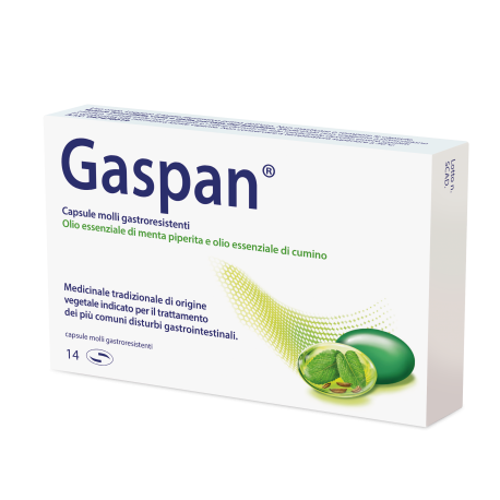 Gaspan 14 capsule molli gastroresistenti