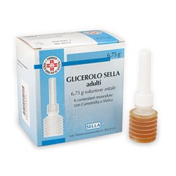 Glicerolo Sella Soluzione Rettale monodose con camomilla e malva 6,75 mg 6 contenitori