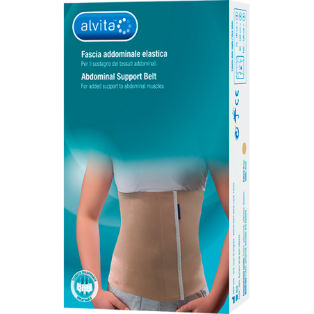 Alvita Fascia addominale elastica post parto e intervento taglia 1 75-90 cm