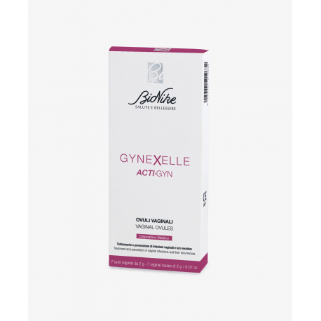 Bionike Gynexelle Acti-Gyn 7 ovuli vaginale per trattamento e prevenzione di infezioni
