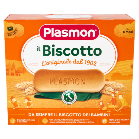 Plasmon Biscotto classico originale per bambini con vitamine 320 g Plasmon Biscotto classico originale per bambini con vitamine 320 g
