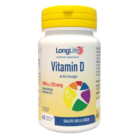 Longlife Vitamina D 1000 UI 60 compresse