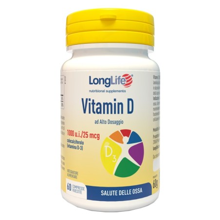 Longlife Vitamina D 1000 UI 60 compresse Longlife Vitamina D 1000 UI 60 compresse