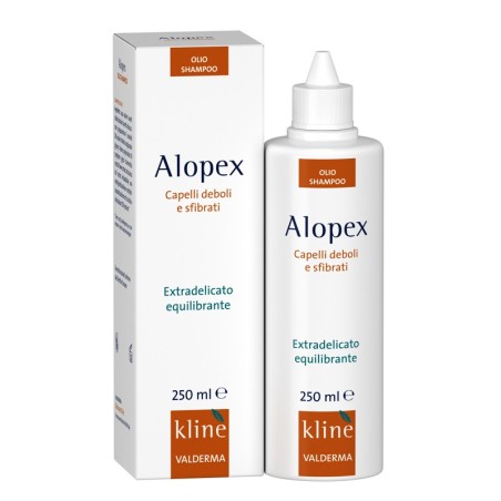 Valderma Alopex Olio Shampoo riequilibrante per capelli deboli, sfibrati, stressati 250 ml Valderma Alopex Olio Shampoo riequilibrante per capelli deboli, sfibrati, stressati 250 ml