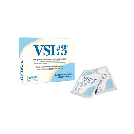 VSL3 10 Bustine - Integratore Alimentare di Fermenti Lattici Vivi VSL3 10 Bustine - Integratore Alimentare di Fermenti Lattici Vivi