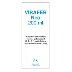 Teofarma Virafer Neo integratore sali minerali e vitamine flacone 200 ml
