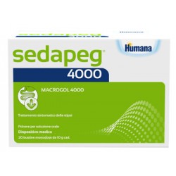 Sedapeg 4000 per il trattamento sintomatico della stipsi 20 bustine monodose da 10 g