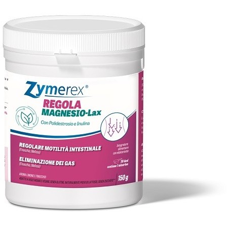 Zymerex Regola Magnesio Lax integratore per motilità intestinale 150 g Zymerex Regola Magnesio Lax integratore per motilità intestinale 150 g