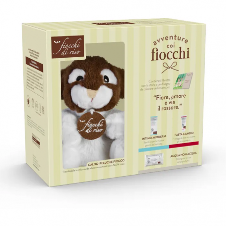 Artsana Cofanetto Fiocchi Di Riso Avventure coi Fiocchi kit detersione + peluche