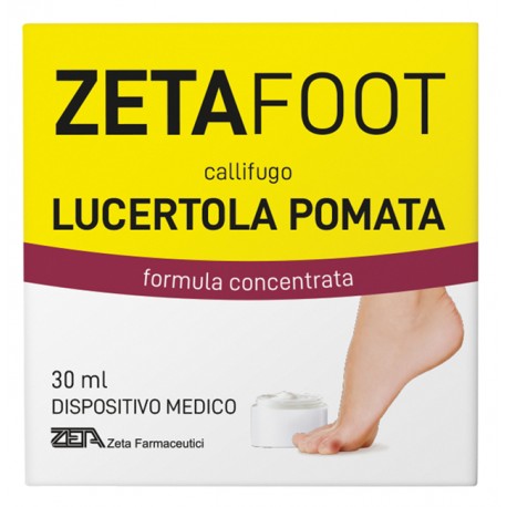 Zetafoot Callifugo Lucertola pomata emolliente per rimozione del callo o durone 30 ml 30 Ml