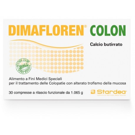 Stardea Dimafloren Colon integratore per trattamento dietetico delle colopatie 30 compresse