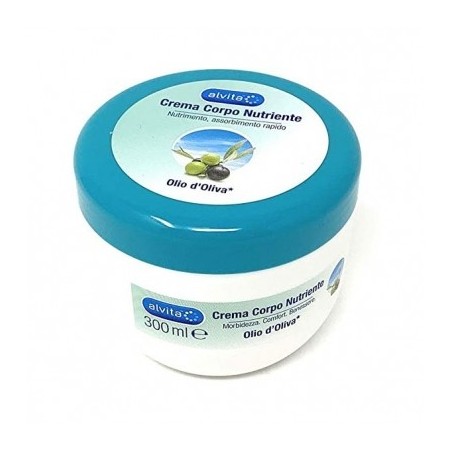 Alvita Crema corpo nutriente all'olio d'oliva 300 ml Alvita Crema corpo nutriente all'olio d'oliva 300 ml