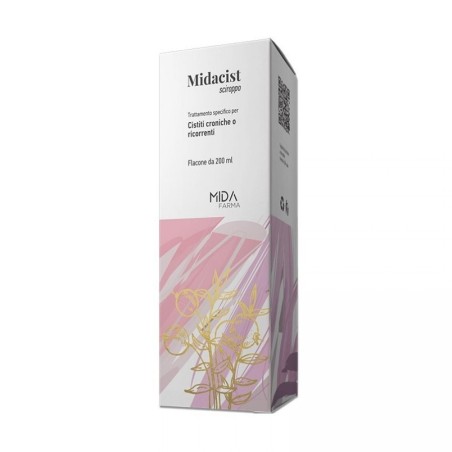 Midacist Sciroppo integratore contro la cistite 200 ml Midacist Sciroppo integratore contro la cistite 200 ml