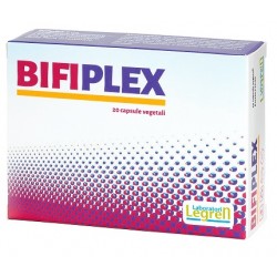 Bifiplex integratore probiotico vegano per benessere del microbiota 20 capsule