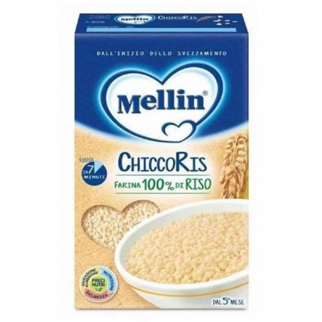 Mellin Chiccoris pastina per bambini farina 100% di riso 320 g