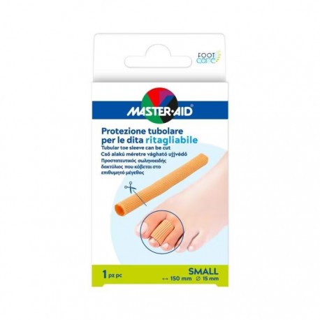 Master-Aid Protezione tubolare per dita ritagliabile 15 cm 15 mm small