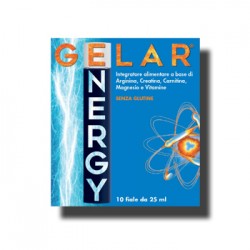 Gelar Energy integratore per stanchezza e affaticamento 10 fiale x 25 ml