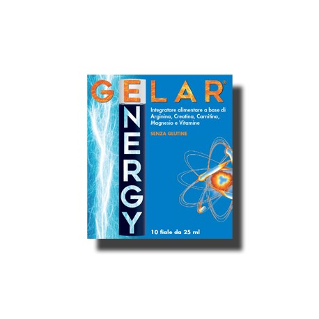 Gelar Energy integratore per stanchezza e affaticamento 10 fiale x 25 ml