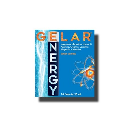 Gelar Energy integratore per stanchezza e affaticamento 10 fiale x 25 ml