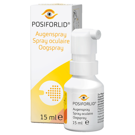 Posiforlid Spray oculare per cura delle palpebre irritate e per l'igiene quotidiana dei margini palpebrali 15 ml