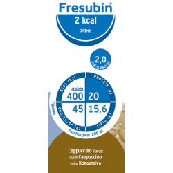 Fresubin 2 Kcal Drink gusto cappuccino per pazienti malnutriti 4 flaconi x 200 ml