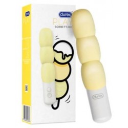 Durex Sorbett-oh Soft Yellow Vibratore a tre sfere con otto modalità di vibrazione 1 pezzo
