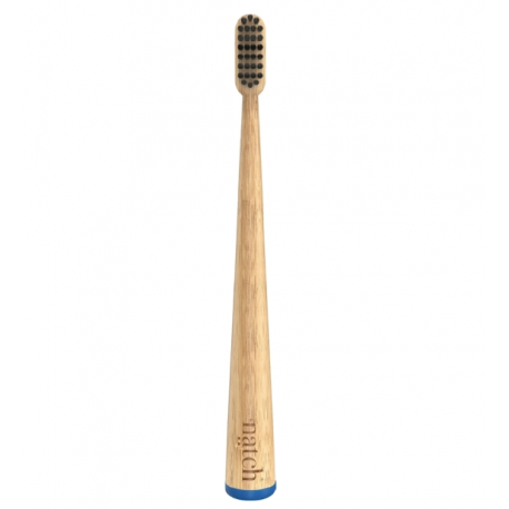 Natch Spazzolino da denti in bamboo biodegradabile blu