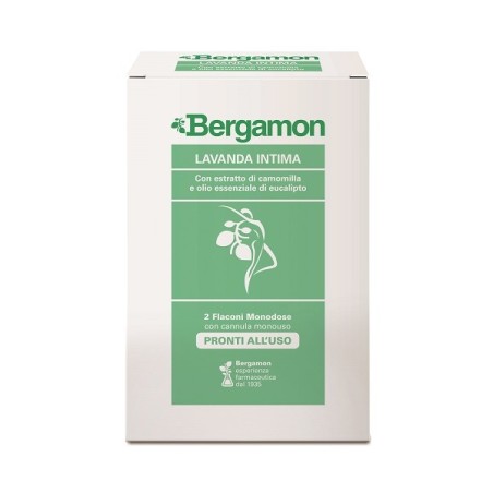 Polifarma Benessere Bergamon Lavanda intima vaginale con cannula monodose 2 pezzi 133 ml Polifarma Benessere Bergamon Lavanda intima vaginale con cannula monodose 2 pezzi 133 ml