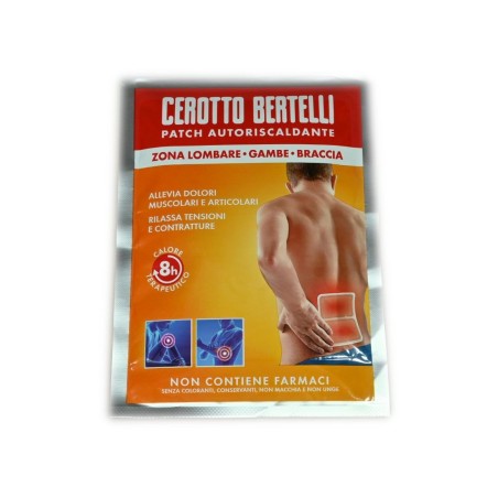 Kelemata Bertelli Cerotto Autoriscaldante per zona lombare gambe e braccia 2 celle 1 pezzo Kelemata Bertelli Cerotto Autoriscaldante per zona lombare gambe e braccia 2 celle 1 pezzo