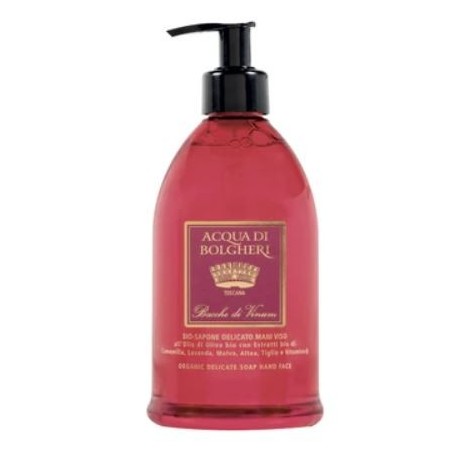 Acqua di Bolgheri Sapone liquido delicato BIO Bacche di Vinum profumo fruttato 500 ml Acqua di Bolgheri Sapone liquido delicato BIO Bacche di Vinum profumo fruttato 500 ml