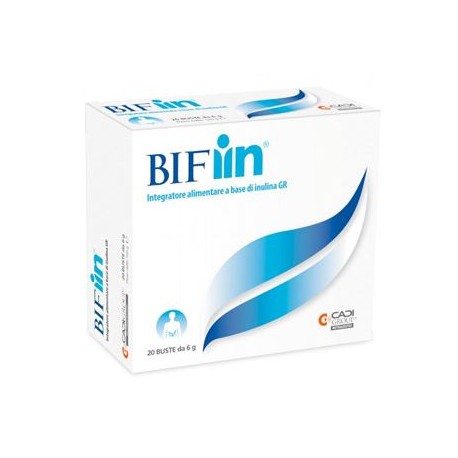 Bifin integratore a base di inulina contro la stitichezza 20 bustine 6 g