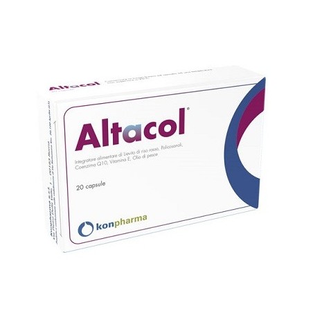 Konpharma Altacol integratore contro il colesterolo 20 capsule Konpharma Altacol integratore contro il colesterolo 20 capsule