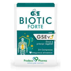 Biotic Forte 2x12 Compresse - Integratore Naturale Contro il Mal di Gola