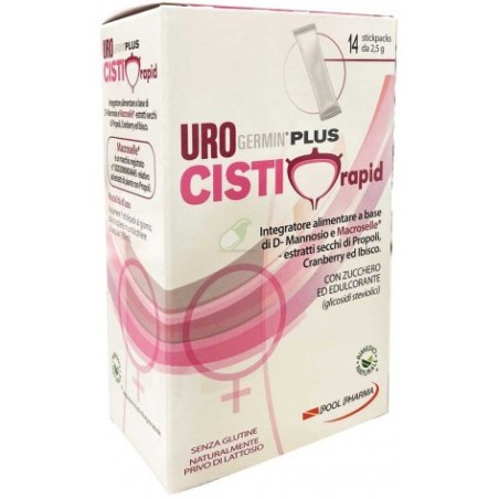 Urogermin Cisti Plus Rapid integratore per tratto urinario femminile 14 bustine Urogermin Cisti Plus Rapid integratore per tratto urinario femminile 14 bustine