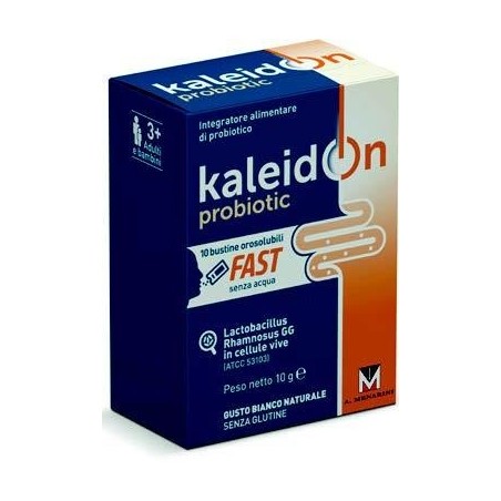 Kaleidon Probiotic Fast 10 Buste Orosolubili Gusto Frutti di Bosco